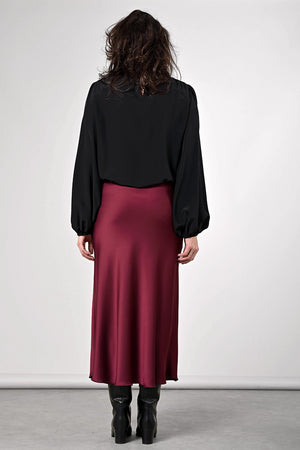 Cafilia Silk Blouse - black