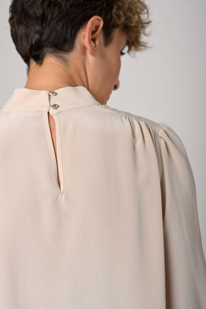 Cafilia Silk Blouse - nudo