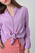 Camille Silk Blouse - lila