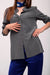 Camille Silk Blouse - asfalto