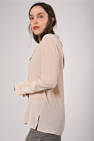 Camille Silk Blouse - nudo