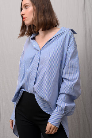 Carmon 1059 Blouse - blustripe