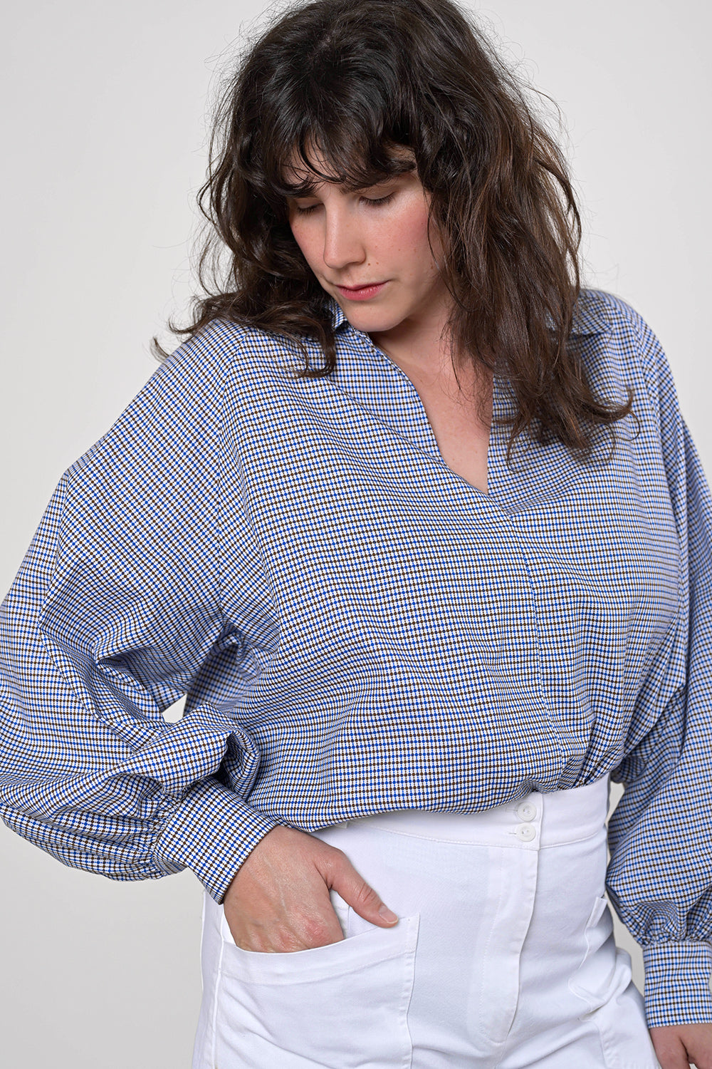 Cirus 1079 Blouse - brown blue