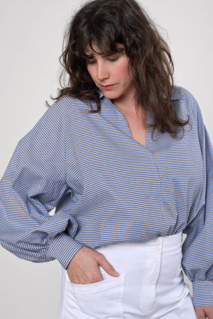 Cirus 1079 Blouse - brown blue