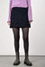 Gofia Wool Skirt - navy brown