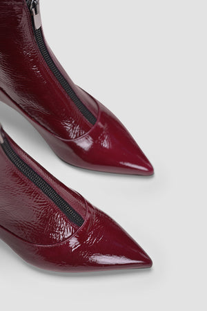 Lilly Ve Boots - burgundy