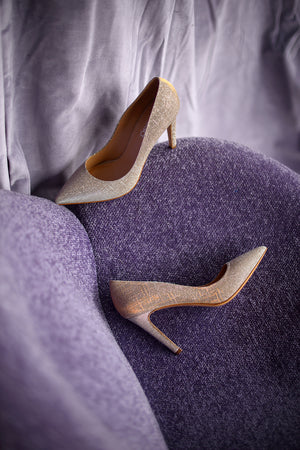 Mythos Tes Lurex Shoe - platino