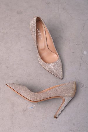 Mythos Tes Lurex Shoe - platino