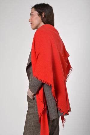 Quelara Wool Stola - corallo