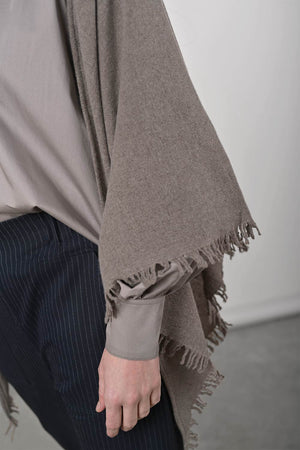 Quelara Wool Stola - taupe