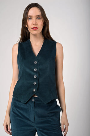 Yora 652 Gilet- petrol