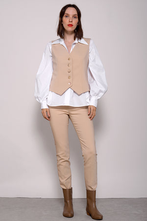 Yora 429 Gilet- cappuccino